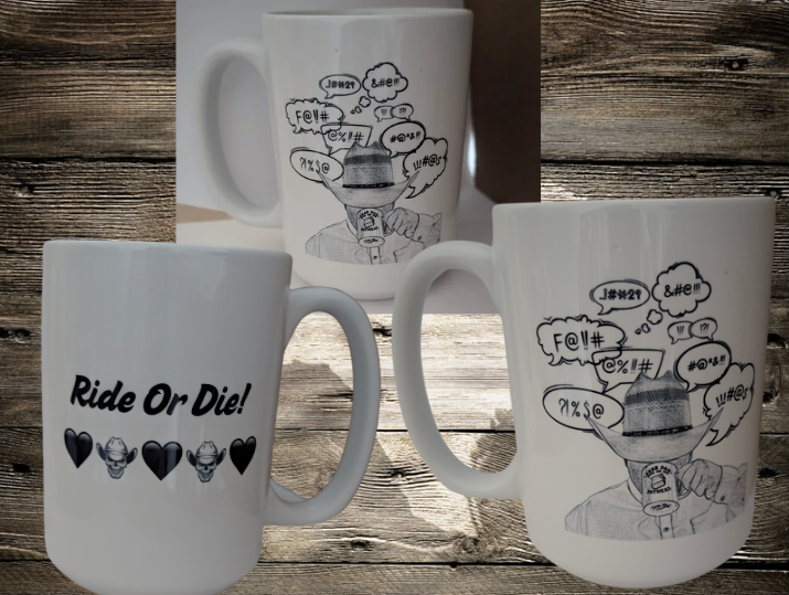 TEXAS PAUL swear jar mug