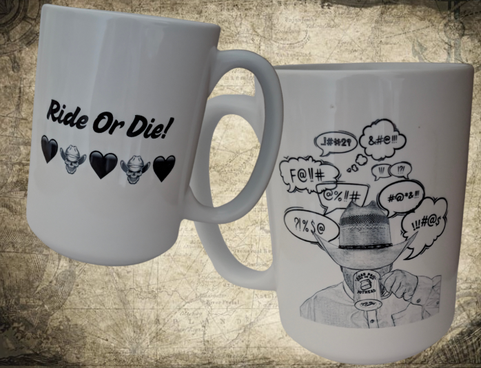 TEXAS PAUL swear jar mug