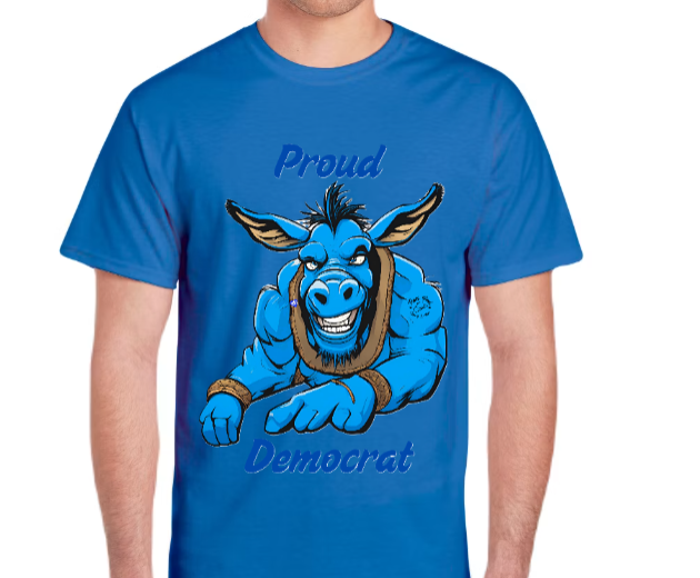Texas Paul BLUE Proud Democrat