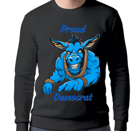 Texas Paul BLUE Proud Democrat