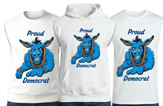 BLUE Proud Democrat Shirt