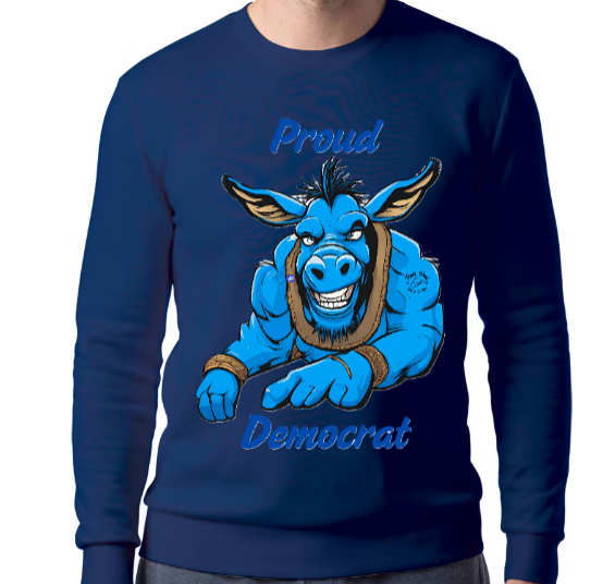 Texas Paul BLUE Proud Democrat