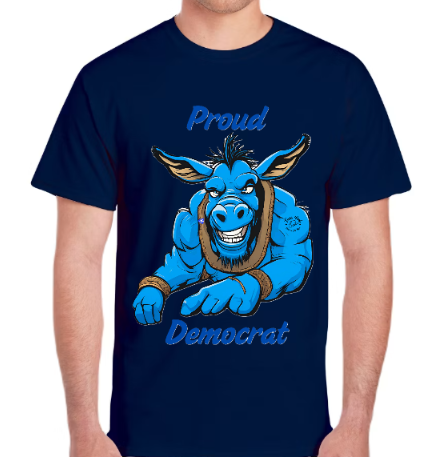 Texas Paul BLUE Proud Democrat