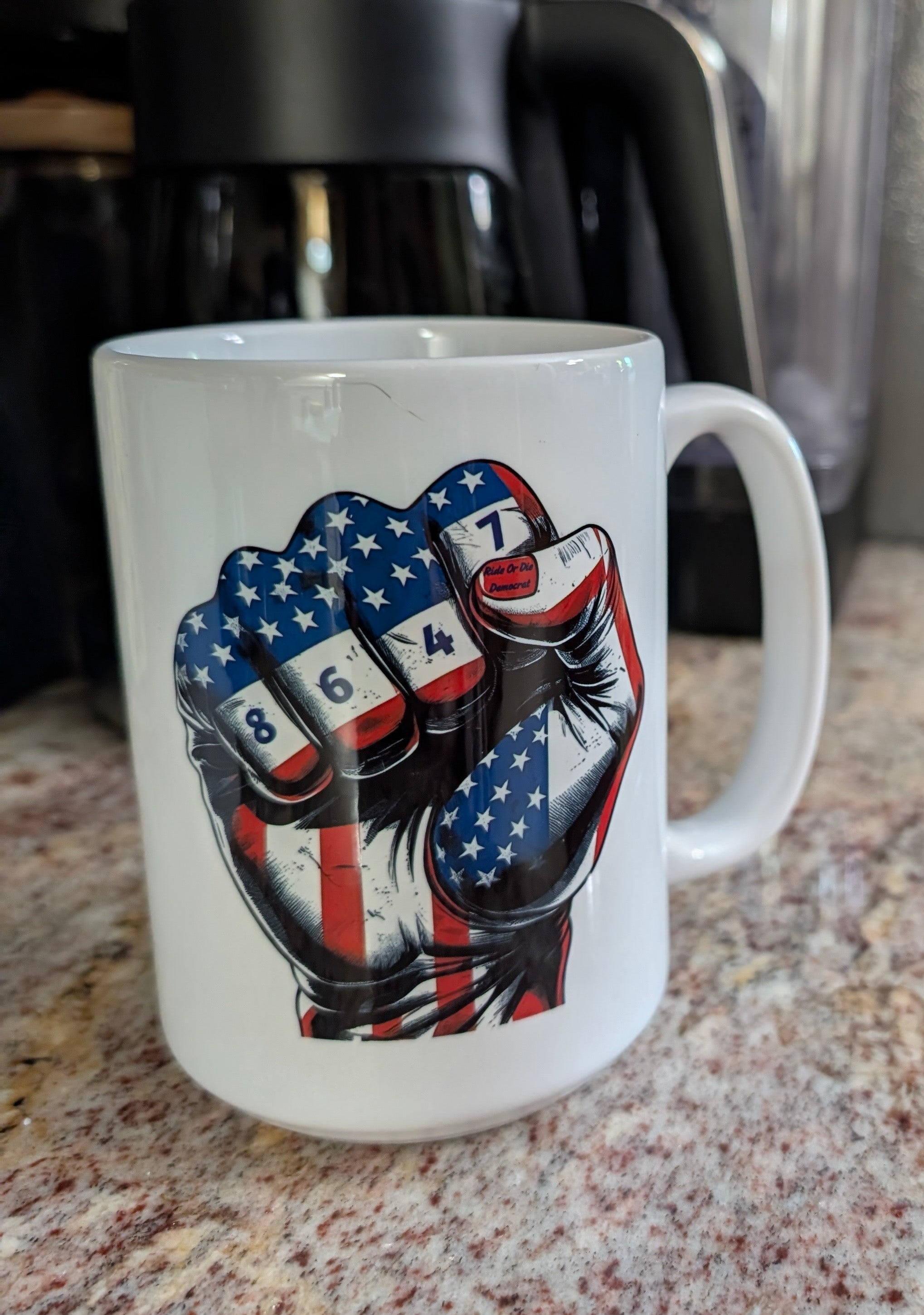 Texas Paul Potheads ceramic 15 oz mug. TEXAS PAUL POTHEADS MUG